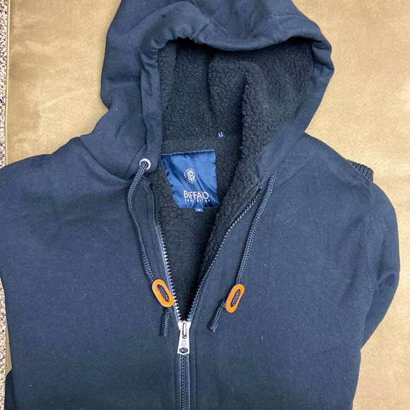 Buffalo by David Bitton Fully Fleeced Hooded Sweatshirt Jacket Large - Picture 4 of 5